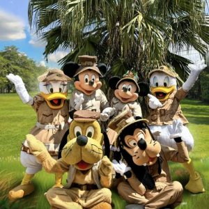 Personagens Vivos - Safari do Mickey