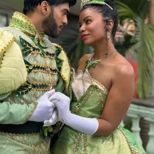 Personagens Vivos - A Princesa e o Sapo