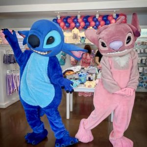 Personagens Vivos - Stitch e Angel