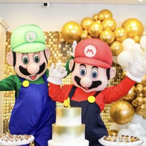 Personagens Vivos - Super Mario