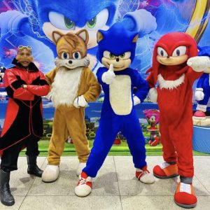 Personagens Vivos - Sonic