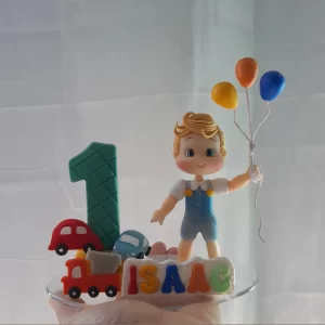 Vela em biscuit Veiculos / Brinquedos