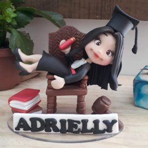 Topo personalizado formatura em biscuit