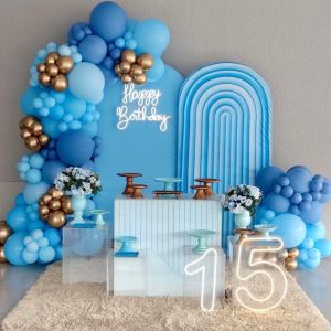Decoração 15 Anos Azul