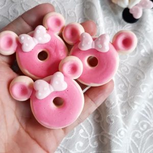 Porta guardanapo Minnie em biscuit
