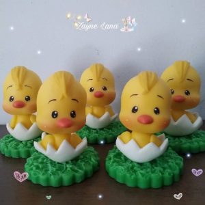 Apliques Fazendinha em biscuit