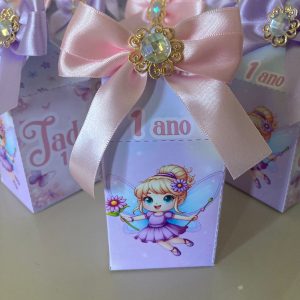 Caixa Milk com Laço e chaton- Vazia