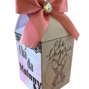 Caixa Milk com laço- Vazia