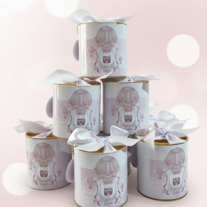 Tubo-lata 7x7cm com a média de 30g de Pipoca gourmet